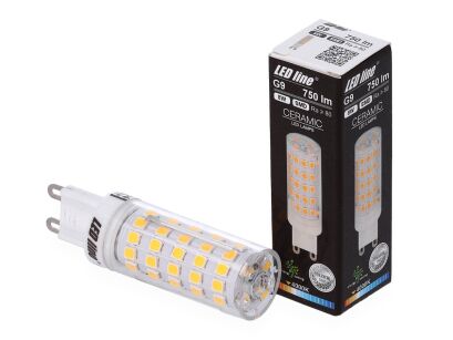 Żarówka LED line G9 SMD 220-240V 8W 750lm biała dzienna 4000K