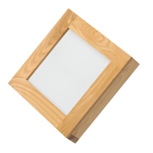 Rustykalny Panel LED z drewna plafon 24W kinkiet lampa ścienna 25x25x5H cm