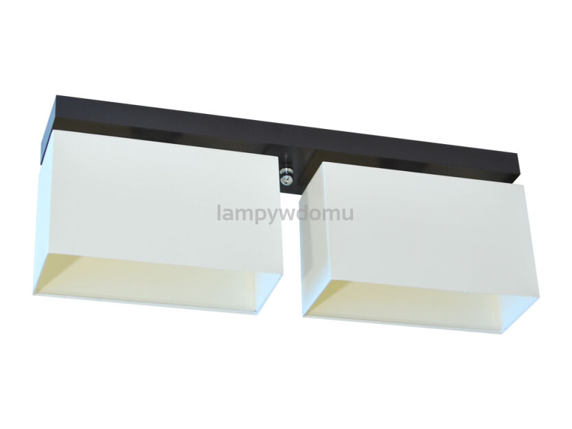 Lampa sufitowa - JULS230D - abażur ECRU PCV