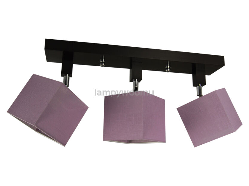 Lampa sufitowa - LALS31LIDPR - abażur LILIOWY - ruchome przeguby