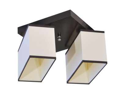 Lampa sufitowa - JULS220Dw - abażur ECRU PCV