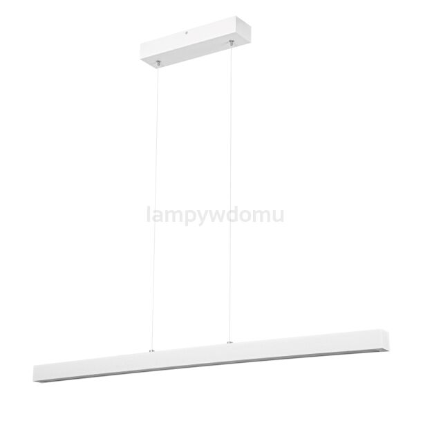 Biała lampa wisząca LED 100 cm z drewna jesionowego L100KB-4K-WEIß wymienny LED wysokość 30-150 cm