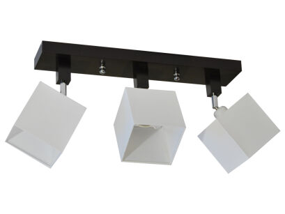 Lampa sufitowa - LALS311DPR - abażur BIAŁY PCV - ruchome przeguby