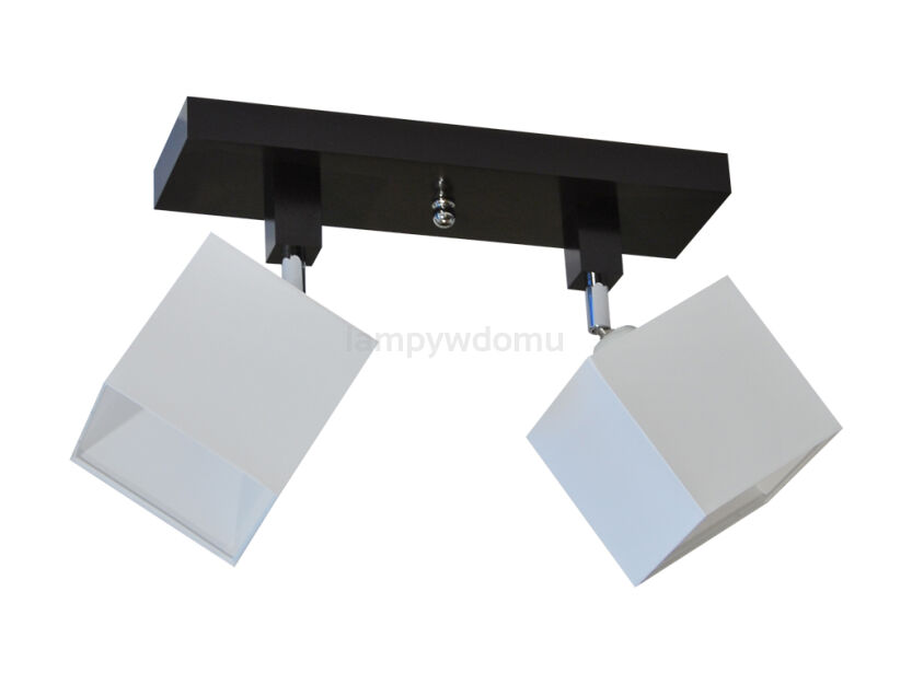 Lampa sufitowa - LALS211DPR - abażur BIAŁY PCV - ruchome przeguby