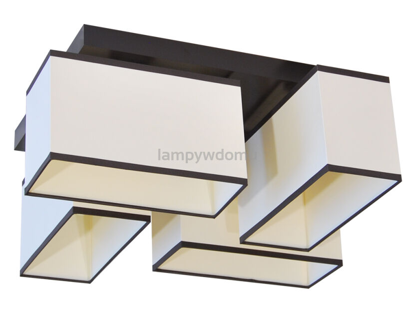 Lampa sufitowa - JULS410Dw - abażur ECRU PCV