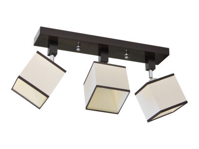 Lampa sufitowa - LALS310DPRw - abażur ECRU PCV - ruchome przeguby