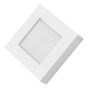 Biały Panel LED z drewna plafon 18W kinkiet lampa ścienna 20x20x5H cm