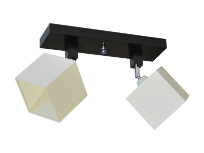 Lampa sufitowa - LALS210DPR - abażur ECRU PCV - ruchome przeguby