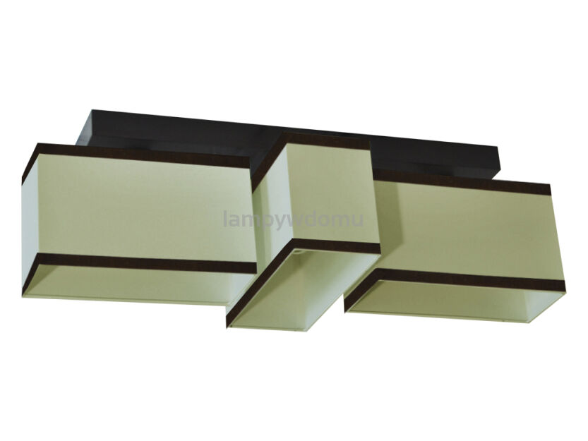 Lampa sufitowa - JULS310Ds - abażur ECRU PCV