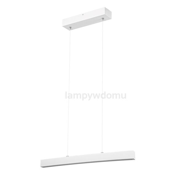 Biała lampa wisząca LED 60 cm z drewna jesionowego L60KB-4K-WEIß wymienny LED wysokość 30-150 cm