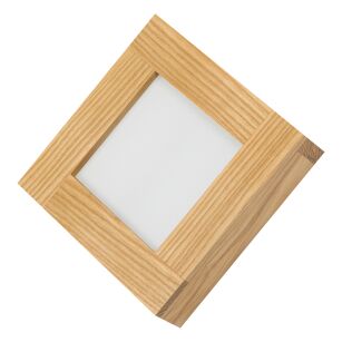 Rustykalny Panel LED z drewna plafon 18W kinkiet lampa ścienna 20x20x5H cm